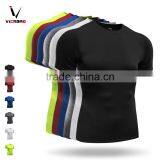 Top New Pattern Short Sleeve Gym Fitness Sport t Shirt Men thumbnail-1
