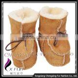 CX-SHOES-05C Soft Sole Sheep Fur And Leather Casual Baby Shoes thumbnail-5