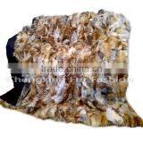 CX-D-83 Custom Made European Style Genuine Fox Fur Bedding Set Luxury thumbnail-1
