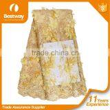 Bestway Laces Fabric With Big Flower French Net Laces FL0182-4 thumbnail-3