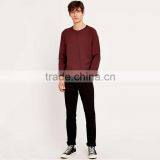 Cheap Brown Pullover Hoodies O-neck Plain Hoodie High Quality Hoodies thumbnail-4