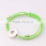 Free Sample Vintage Flower Design Bangle Two Parts Lobster Clasp Bangle Diy Snap Button Charm Bangle thumbnail-2