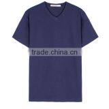 Zm35432a Wholesale Plain White Shirts Fashion v Neck t Shirt thumbnail-3