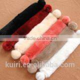 2016 Autumn and Winter Women's Faux Fur Collar Female Winter Faux Rex Rabbit Fur Scarf Thermal Muffler Thicken Warm Scarf thumbnail-1