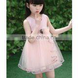 2017 New Summer Flower Tulle Teen Girl Wedding Party Dress thumbnail-1