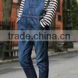 Runwaylover EY0635P Hot Sale 2017 Ladies Fashion Hole Denim Overalls thumbnail-2