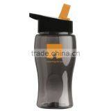 USA Made 18 oz Transparent Sports Bottle With Flip Straw Lid - BPA/BPS-free, FDA Compliant and Comes With Your Logo thumbnail-6