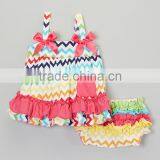 Newest Rainbow Infant Clothing Set Including Swing Top And Diaper Cover Toddler Suit Cute Baby Clothing CS90425-23