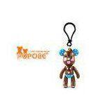 Plastic Buckle POPOBE Bear Keychain Bag Decoration 8.2cm PromotionalGift
