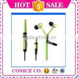Cheap Noise Cancelling Function Metal Plug Zipper In-Ear Earphone With Mic thumbnail-6