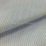 Warp Knit Tricot Mesh; Tricot Mesh in White thumbnail-1