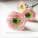 Special Two Colors Crepe Paper Handmade Peony Flower Wedding Party Decoration Artificial Craft Unique Backdrop