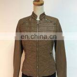 New Design Ladies Leather Jacket for Women thumbnail-1
