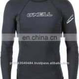 Surfing rash guard with black color