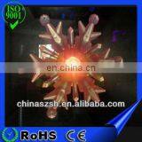 LED Plastic Colorful Snow Flower for Halloween or Christmas