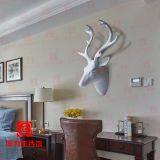 Creative Nordic Style Retro Simulation Animal Deer Head Wall Hanging Decorations Indoor Crafts Decoration Wholesale Market thumbnail-3