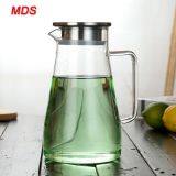 Clear Explosion-proof Pyrex Heat Insulated Glass Water Jug With Stainless Steel Lid thumbnail-4