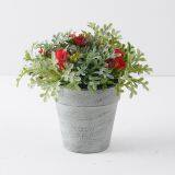 Mini Plastic Artificial Flowers Wild Potted Plan thumbnail-3