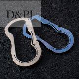 Titanium Hook Carabiner Keychain EDC Titanium Car Keychain Climbing Carabiner Scuba Diving Carabiner Keychain thumbnail-4