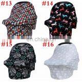 Hot Selling Printed Shopping Cart Car Seat Canopy Multi Use Breastfeeding Cover up Stroller Car Seat Baby Nursing Cover thumbnail-7