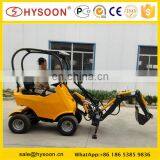 Gas Engine New Agricultural Machines Name HYSOON Articulated Compact Mini Loader thumbnail-3