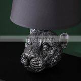 Cheetah Head Animal Statue Funny Small Decoration Customised Office Retro Desk Lamps for Hotel Bedroom thumbnail-6