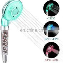 LED Filtration Ionic Showerhead 200% High Pressure 40% Water Saving With 7 Sprays Shower Head