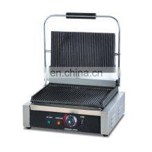 Industrial Stainless Steel Heavy Duty Electric Panini Grill / Electric Contact Grill