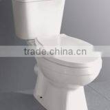 Washdown Soft Close Modern White Color Dual Flushing System Two Piece Western Toilet thumbnail-3