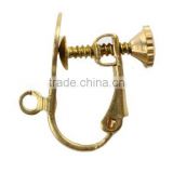 Brass findings Earring parts Brass ear clip Jewelry findings