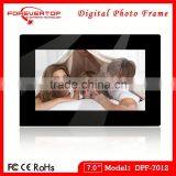 7-inch Digital Photo Frame Video Loop With 800 x 480 Pixels Resolution and MP3 Player thumbnail-4