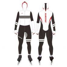 High Quality Wholesale Breathable Junior Custom Short Track Ice Speed Skating Suit Skating Skin Suit thumbnail-4