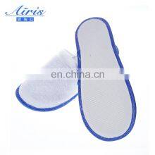 Disposable Non-woven Hotel Slipper 3mm Whiten Pressed EVA Sole Slippers thumbnail-2