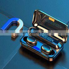 True BT 5.0 1500mAh Earbuds Wiresto Earbuds F9 thumbnail-1