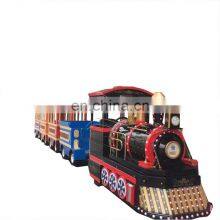 Amusement Park Rides Trackless Train Set Battery Operated in Mall thumbnail-1