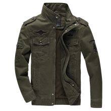 Denim Fashion Color Casual Sports Windproof Men's Long Sleeves Loose Jacket thumbnail-4