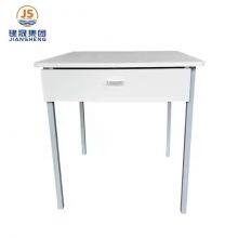 Product Descriptions From the Supplier Overview Product Description Size 700*700*750mm Desk TOP Top is MDF 18MM, PVC Edges Frame Round Tube With Powder Coating Packing Folding Legs, CKD,1 Set/Carton Color White Top,Gray Base Like,Maxima Chair RAL Product