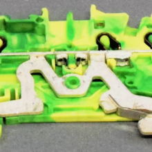 German WAGO Genuine Wanke 2001-1301 Three Wire Rail Mounted Self-locking Spring Terminal Block 1.5mm Square thumbnail-5