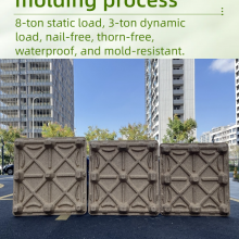 Export-Grade Molded Wood Pallet (Fumigation-Free) — ISPM 15 Certified — 4-Way Entry thumbnail-5