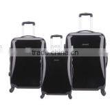 New Design Hot Sale PC ABS Luggage Trolley Set High Quality Business Travel Hotel Black Cool Luggage thumbnail-1