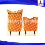 600D+PVC Oxford Fabric Foldable Shopping Trolley Bag With Wheels thumbnail-2