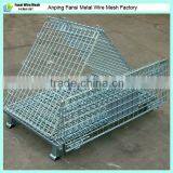Foldable Galvanized Welded Wire Cage for Storaging(Manufacture)