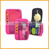 Travel Clothing Organizer Bag Set 3PCS Storage Mesh Pouch Colorful Cosmetic Bag /Tavel Organizer Bag 3pcs/set
