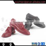 new pet accessories-16cm;coffe color;soft feeling;squeaky pet beautiful promotion toy shoes