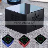 best price 3D surround sound Bluetooth NFC cube speaker with led light