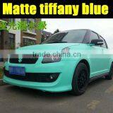 Car Wrapping Films With Air Channels Tiffany Blue Color thumbnail-1