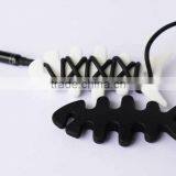 Cute Silicone Headset Wire Winder in Fishbone Shape thumbnail-2