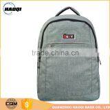 Grey Nylon Laptop Bag Computer Backpack , Computer Bag