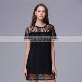 Latest Design Lady's Tassel Sexy Lace Evening Dress/ thumbnail-2