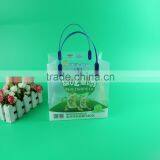 Cheap Plastic Drink Bag Handle Plastic Bag With Logo Print for Drinks